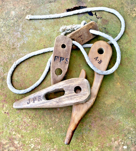Ancienne cle foin bois - 4,