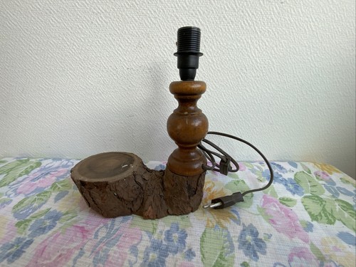 Ancien pied lampe - lampe, en
