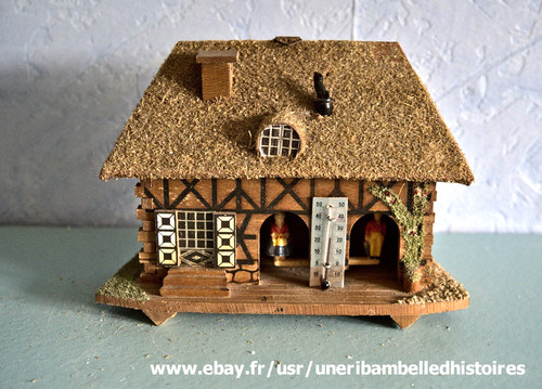 Ancien chalet baromètre - ancien,