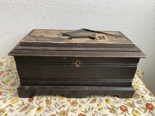Ancien petit coffre bois - ancien,